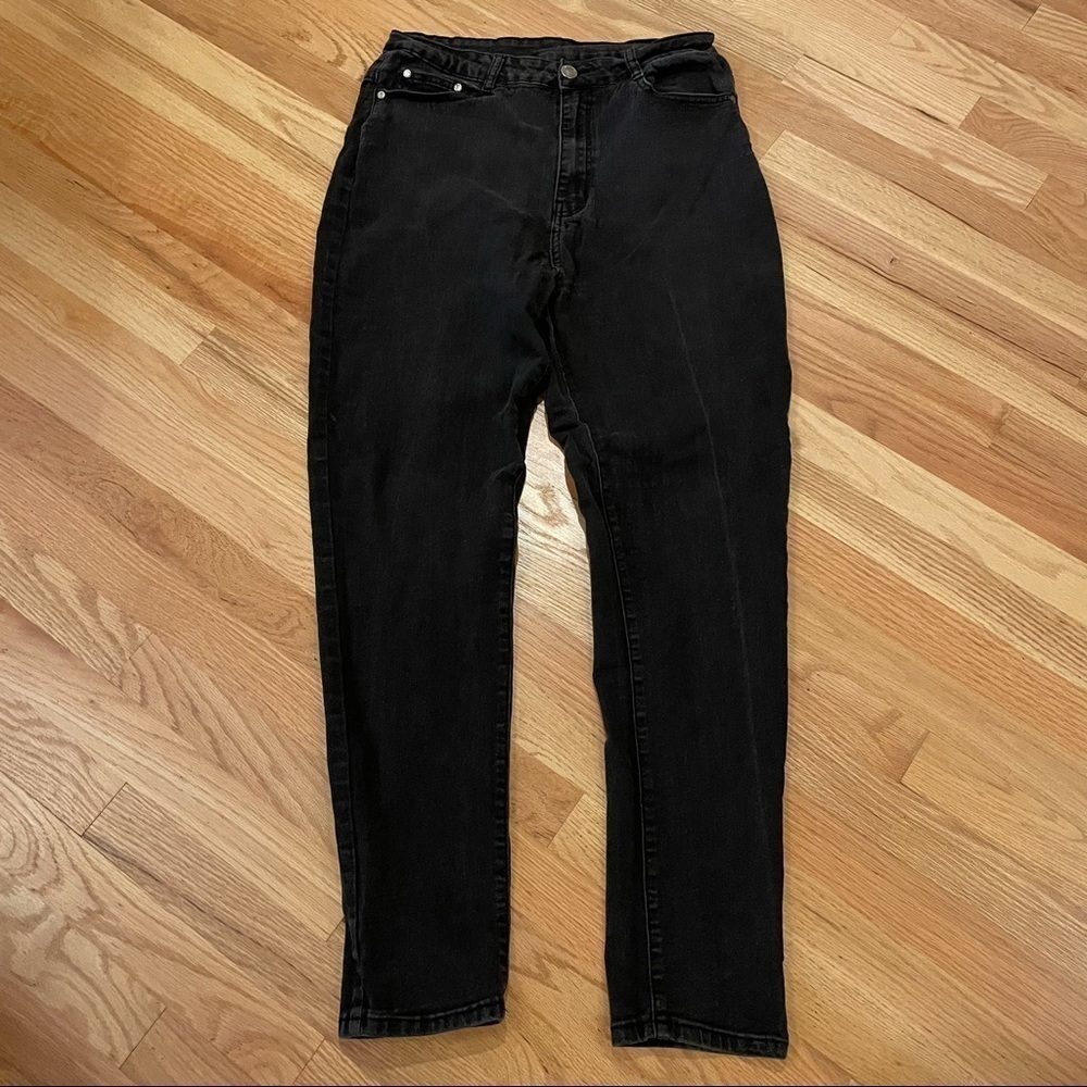 UWJ Jeans black stretch straight leg 2X